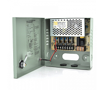 Импульсный блок питания 12V-5A/4CH в боксе с замком