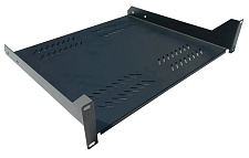 Полиця консольна CS-400-1U-BLACK для шафи глибина 400 мм 1U