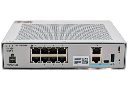Межсетевой экран Cisco Firepower 1010E NGFW Non-POE Appliance, Desktop (FPR1010E-NGFW-K9)