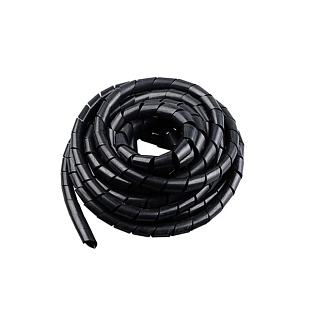 Спиральный кабельный организатор, диаметр 10mm, длина 10m, Black