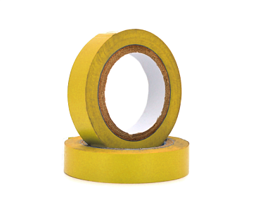 Изолента SHUNHUI 0,13мм*18мм*20м (желтая), temp: -10&amp;deg;С / + 80&amp;deg;С, 10 шт. в уп. цена з
