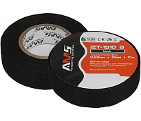 Ізолента тканинна AMS IZT-1910 B (фліс) 0,28 х19мм; 10м чорна ПВХ (0+80 ℃)