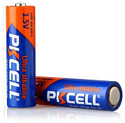 Батарейка щелочная PKCELL 1.5V AA/LR6, 2 штуки в блистере цена за блистер, Q12	