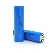 Аккумулятор 18650 Li-Ion Vipow ICR18650 FlatTop, 2200mAh, Blue