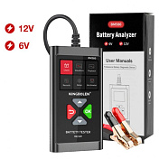 Тестер для акумуляторних батарей BM-580, 6V/12V + крокодили