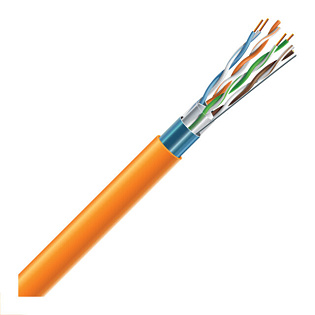 Кабель витая пара Cat. 6 F/UTP 4x2x23AWG LSZH, внутренний, 305 м