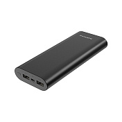 Power bank 20000mAh Borofine, USB-2.1A + 1A + кабель USB micro, Black, Blister-BOX
