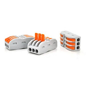 Клемна колодка з натискними затискачами 3-провідна WAGO K773-313 для розподільчих коробок, 3-pin