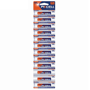 Батарейка солевая PKCELL 1.5V AAA/R03, 12 штук в блистере цена за блистер, Q12/144