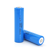 Аккумулятор 18650 Li-Ion Vipow ICR18650 TipTop, 3000mAh, Blue