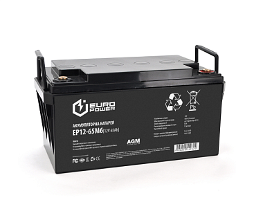 Аккумуляторная батарея AGM EP12-65M6 12 V 65 Ah