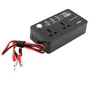 Преобразователь AC / DC, 200ВА(120Вт), 12V LCD / USB, Blister