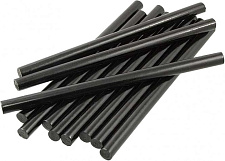 Клей для клейового пістолета, діаметр-7мм, довжина-270мм, чорний, ціна за штуку
