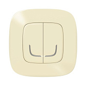 Умный беспроводной выключатель 2-клавишный Valena Allure with NETATMO, слоновая кость