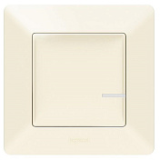 Умный беспроводной выключатель 1-клавишный Valena Life with NETATMO, слоновая кость