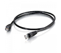 Патч-корд литой, UTP, RJ45, Cat.6, 5m, чорный, Cu (медь) Q150