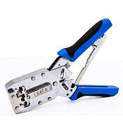 Інструмент HT-2810R з храповиком для обтиску RJ-45 (8P8C Cat-6), RJ-12/11 (6P6C) 