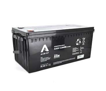 Аккумулятор Super AGM ASAGM-122000M8, Black Case, 12V 200.0Ah