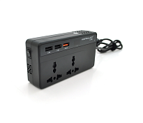 Инвертор напряжения Konfulon CZ-01, 200W(24В)+100W(12В), 12 / 24V / 220V, approximated, 2 универсаль