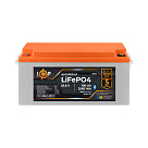 Аккумулятор LP LiFePO4 25,6V - 100 Ah (2560Wh) (BMS 80A/50А) пластик Smart BT