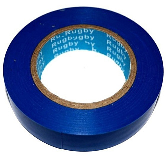 Изолента PVC Rugby 0,18мм*17мм*10м (синяя)