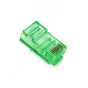 Коннектор RJ-45 8P8C UTP Cat-5 (100 шт/уп.) Q100 Green