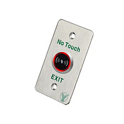 Кнопка выхода ISK-841B бесконтактная, врезная, NO / NC / COM, нержавейка, диодная подсветка кнопки в