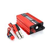 Инвертор напряжения UKC+LCD, 500ВА(300Вт), 12 / 220V, approximated, 1 универсальная розетка, клемы +