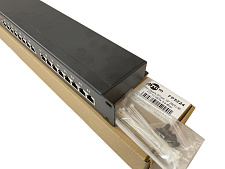 Патч-панель 19" 24хRJ-45 FTP 1U cat.5е, в зборі 
