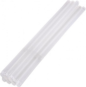 Клей для клейового пістолета, діаметр-7мм, довжина-270мм, прозорий, ціна за штуку