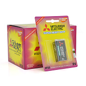 Батарейка Super Heavy Duty MITSUBISHI 9V 1pc/card, 10pcs/inner box, 270pcs/ctn	