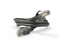 Патч-корд литой, CCA, UTP, RJ45, Cat.5e, 5m, черный Q250	