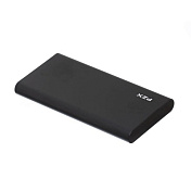 Power bank 20000mAh PZX-C158, USB-1A + mini USB +кабель USB micro, LED фонарик, Black, Blister-BOX