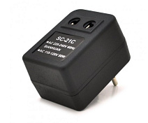 Перетворювач напруги трансформаторний 50W Input 220 V/Output 110V + універсальна розетка