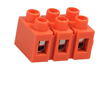 Клеммный блок H2519-3P 36A / 660V, материал медь, сечение провода 0.5-6мм2