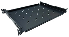 Полка универсальная U-FS-60-BLACK на 4 точки для шкафа/стойки глубиной 600 (350)