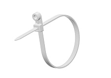 Стяжки нейлон під дюбель RITAR 5.0х200mm білі (100 шт)