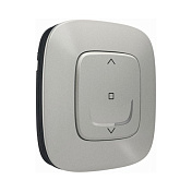 Умный беспроводной выключатель жалюзи Valena Allure with NETATMO, алюминий