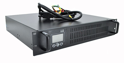 Инвертор с правильной синусоидой ONLINE RT-2KL-LCD, RACK 2000VA (1800Вт), 72В