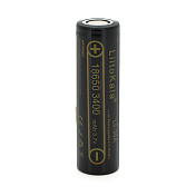Аккумулятор 18650 Li-Ion LiitoKala Lii-34A, 3400mah （3250-3350mah）, 3.7V (2.75-4.2V), Black