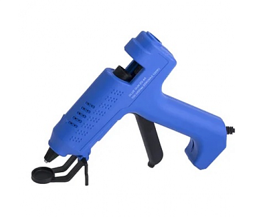 Пистолет клеевой с питанием от 220V ZD-8А, клей диаметром-11мм, 100W, Blue, Blister