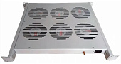 Полка вентиляторна FS-6F-T, 6 вентиляторов и термостат, 19&quot; 1U, 220В