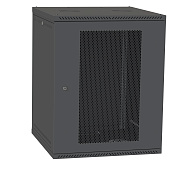 Шафа настінна 15U 600x600 перф. двері, чорний