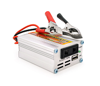 Инвертор напряжения LY220W (DC:110W), 12 / 220V с аппроксимированной синусоидой, 1 универсальная роз