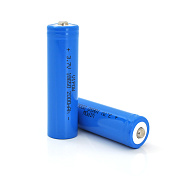 Аккумулятор 18650 Li-Ion Vipow ICR18650 TipTop, 2000mAh, Blue