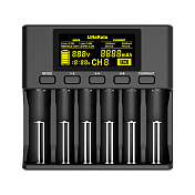 ЗУ универсальное Liitokala Lii-S6, АЗУ+СЗУ, 6 каналов,LCD дисплей