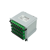 Делитель оптический корпусный 1x24 SC/APC (DIN)