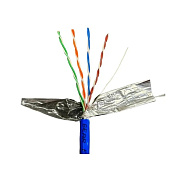 Кабель вита пара CAT.5E FTP Copper 4Px2x0.51 PVC, внутрішній, бухта 100м