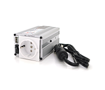 Інвертор напруги Mervesan MSI-15012 (150W), 12/220V, approximated, 1Shuko, USB, клем + затискач,