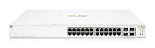 Комутатор HPE Aruba Instant On 1930 24хGE (Class4 PoE), 4хSFP+ 1/10GbE (JL684B)